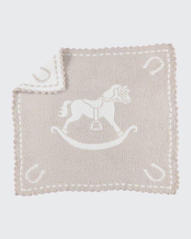 Kid's CozyChic Scalloped Receiving Blanket